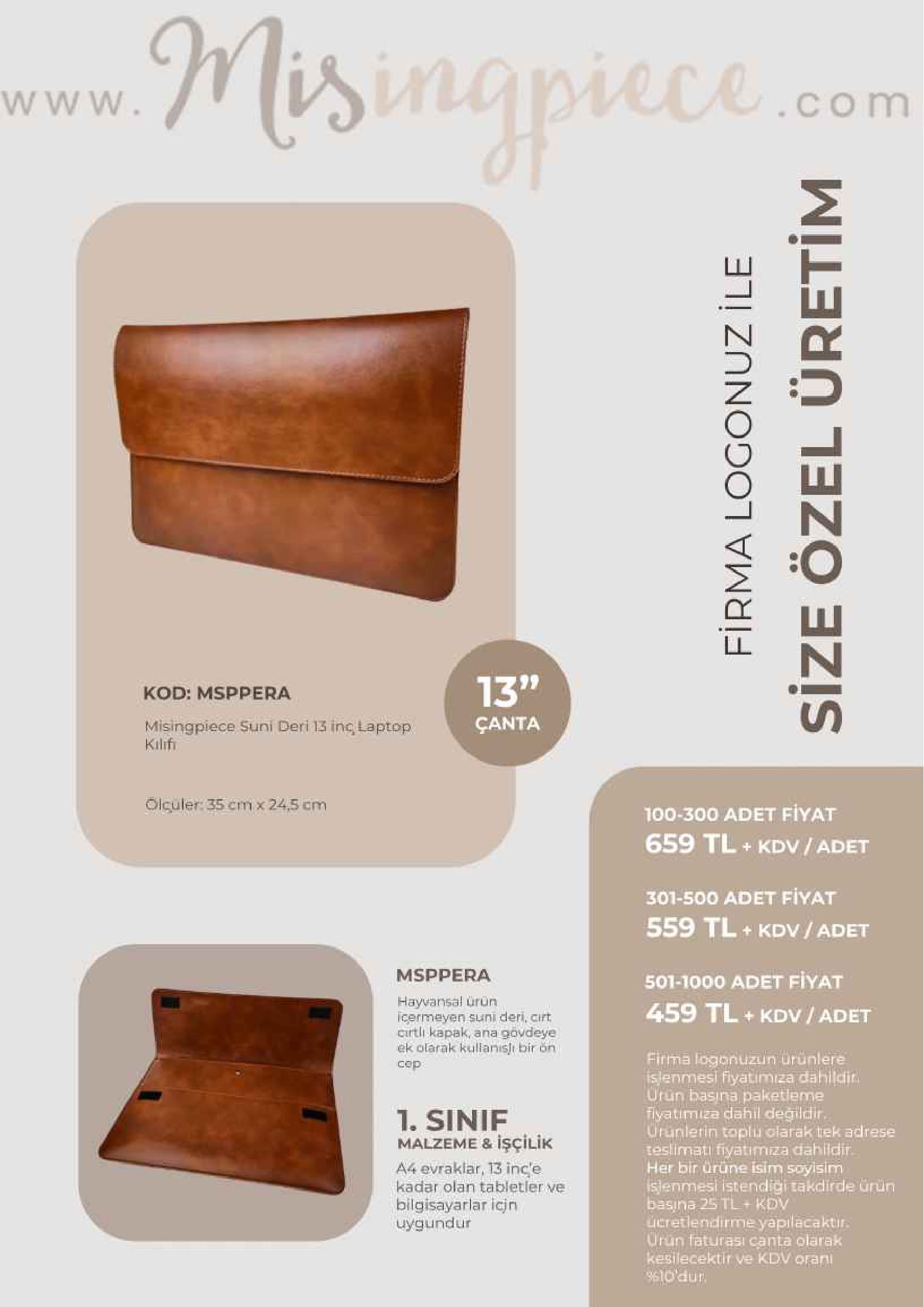 13%20inç%20Notebook%20Kılıfı%20Toplu%20Sipariş%20Özel