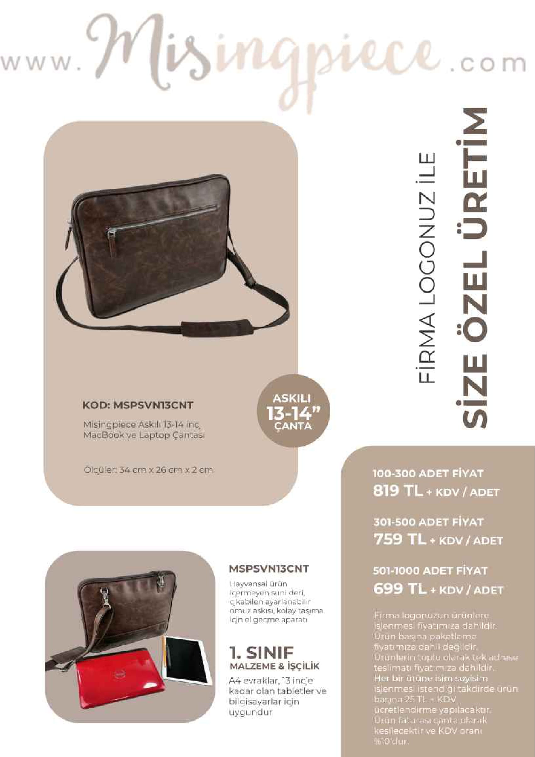 13-14%20inç%20Askılı%20Notebook%20Çantası%20Toplu%20Sipariş%20Özel