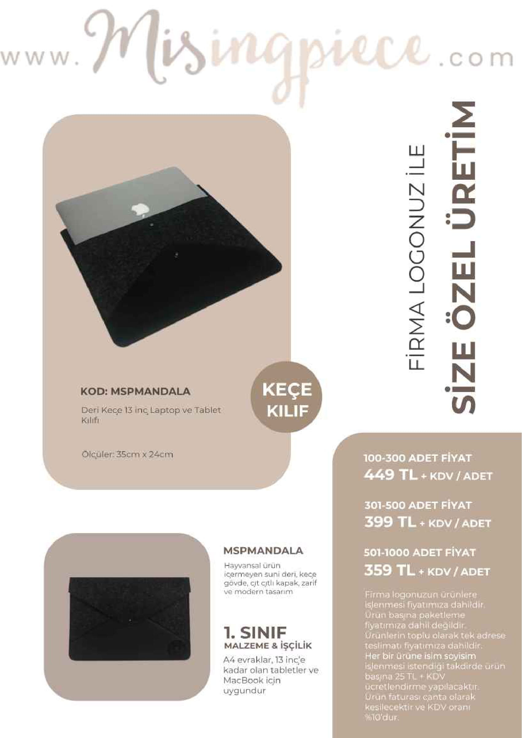 Keçe%20Mandala%20Notebook%20Kılıfı%20Toplu%20Sipariş%20Özel